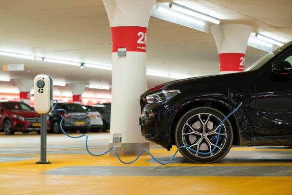 EV charging in a mall